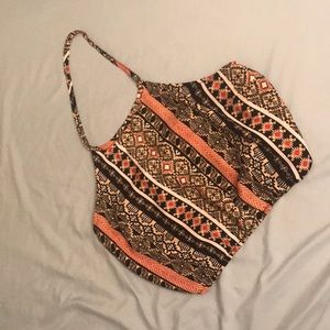 Charlotte Russe halter/crop top